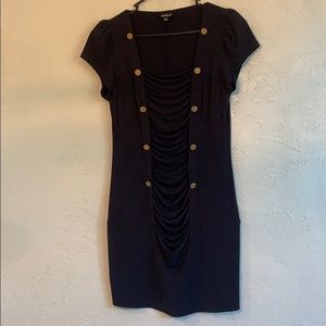Button detail dress